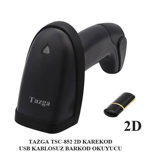 TAZGA TSC-852 2D KAREKOD USB KABLOSUZ BARKOD OKUYUCU